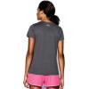 imageUnder Armour Womens Tech VNeck Twist ShortSleeve TShirtGray Metallic Silver