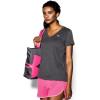 imageUnder Armour Womens Tech VNeck Twist ShortSleeve TShirtGray Metallic Silver