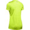 imageUnder Armour Womens Tech VNeck Twist ShortSleeve TShirtGreen Citrine 394Tonal