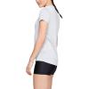 imageUnder Armour Womens Tech VNeck Twist ShortSleeve TShirtHalo Gray