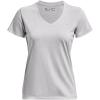 imageUnder Armour Womens Tech VNeck Twist ShortSleeve TShirtHalo Gray