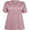 imageUnder Armour Womens Tech VNeck Twist ShortSleeve TShirtHushed Pink 662Metallic Silver
