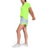 imageUnder Armour Womens Tech VNeck Twist ShortSleeve TShirtLime Light 884Metallic Silver