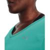 imageUnder Armour Womens Tech VNeck Twist ShortSleeve TShirtNeptune 369Green