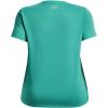 imageUnder Armour Womens Tech VNeck Twist ShortSleeve TShirtNeptune 369Green