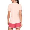 imageUnder Armour Womens Tech VNeck Twist ShortSleeve TShirtOrange Dream