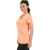 imageUnder Armour Womens Tech VNeck Twist ShortSleeve TShirtPeach Plasma