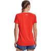 imageUnder Armour Womens Tech VNeck Twist ShortSleeve TShirtPhoenix Fire 296Metallic Silver