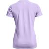imageUnder Armour Womens Tech VNeck Twist ShortSleeve TShirtPurple Tint 532Metallic Silver