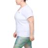 imageUnder Armour Womens Tech VNeck Twist ShortSleeve TShirtWhite Metallic Silver