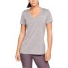 imageUnder Armour Womens Tech VNeck Twist ShortSleeve TShirtTetra Gray