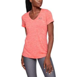 imageUnder Armour Womens Tech VNeck Twist ShortSleeve TShirtRed