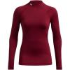 imageUnder Armour Womens ColdGear Authentics Mock Neck626 Cardinal   White
