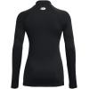 imageUnder Armour Womens ColdGear Authentics Mock NeckBlack 001White