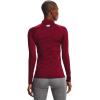 imageUnder Armour Womens ColdGear Authentics Mock NeckCardinal 625Black