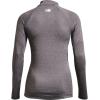imageUnder Armour Womens ColdGear Authentics Mock NeckCharcoal Light Heather 019Black