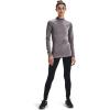 imageUnder Armour Womens ColdGear Authentics Mock NeckCharcoal Light Heather 019Black