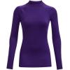 imageUnder Armour Womens ColdGear Authentics Mock NeckPurple 500Black