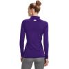 imageUnder Armour Womens ColdGear Authentics Mock NeckPurple 500Black