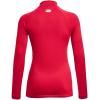 imageUnder Armour Womens ColdGear Authentics Mock NeckRed 600Black