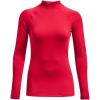 imageUnder Armour Womens ColdGear Authentics Mock NeckRed 600Black