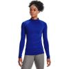 imageUnder Armour Womens ColdGear Authentics Mock NeckRoyal 400Black