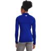imageUnder Armour Womens ColdGear Authentics Mock NeckRoyal 400Black