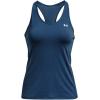 imageUnder Armour Womens HeatGear Racer Tank426 Varsity Blue   Metallic Silver