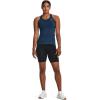 imageUnder Armour Womens HeatGear Racer Tank426 Varsity Blue   Metallic Silver