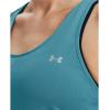 imageUnder Armour Womens HeatGear Racer Tank433 Glacier Blue   Iridescent