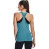 imageUnder Armour Womens HeatGear Racer Tank433 Glacier Blue   Iridescent