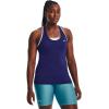 imageUnder Armour Womens HeatGear Racer Tank468 Sonar Blue   Iridescent