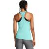 imageUnder Armour Womens HeatGear Racer Tank482 Radial Turquoise   White
