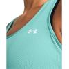 imageUnder Armour Womens HeatGear Racer Tank482 Radial Turquoise   White