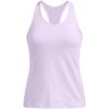 imageUnder Armour Womens HeatGear Racer Tank535 Salt Purple   White