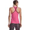 imageUnder Armour Womens HeatGear Racer Tank640 Pink Punk   Metallic Silver