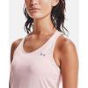 imageUnder Armour Womens HeatGear Racer TankBeta Tint 658Metallic Silver