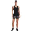 imageUnder Armour Womens HeatGear Racer TankBlack 001Metallic Silver