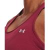 imageUnder Armour Womens HeatGear Racer TankBlack Rose 664Metallic Silver