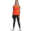imageUnder Armour Womens HeatGear Racer TankBlaze Orange 825Metallic Silver