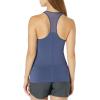 imageUnder Armour Womens HeatGear Racer TankBlue Ink 497Metallic Silver