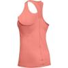 imageUnder Armour Womens HeatGear Racer TankBlush Orange 873Metallic Silver