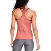 imageUnder Armour Womens HeatGear Racer TankBlush Orange 873Metallic Silver