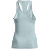 imageUnder Armour Womens HeatGear Racer TankBreaker Blue 478Metallic Silver
