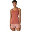imageUnder Armour Womens HeatGear Racer TankCinna Red 688Metallic Silver