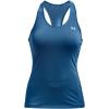imageUnder Armour Womens HeatGear Racer TankCruise Blue 899Metallic Silver