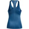 imageUnder Armour Womens HeatGear Racer TankCruise Blue 899Metallic Silver