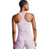 imageUnder Armour Womens HeatGear Racer TankCrystal Lilac 570Metallic Silver