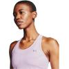imageUnder Armour Womens HeatGear Racer TankCrystal Lilac 570Metallic Silver