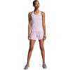 imageUnder Armour Womens HeatGear Racer TankCrystal Lilac 570Metallic Silver
